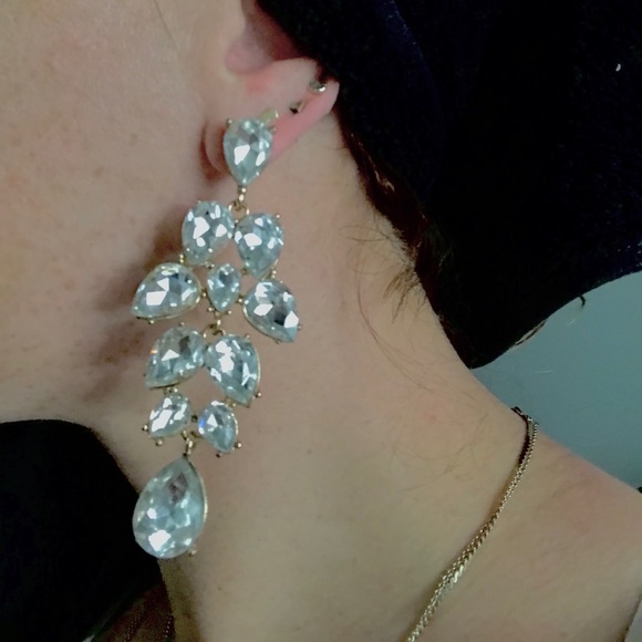 Gorgeous, long, unique  chandelier earrings - Picture 7 of 8